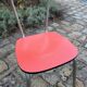 Red formica chair