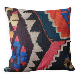 Bohemian patchwork cushion