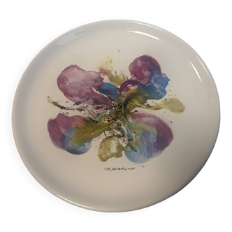 Rare plate by zao wou-ki