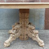 Oval oak table
