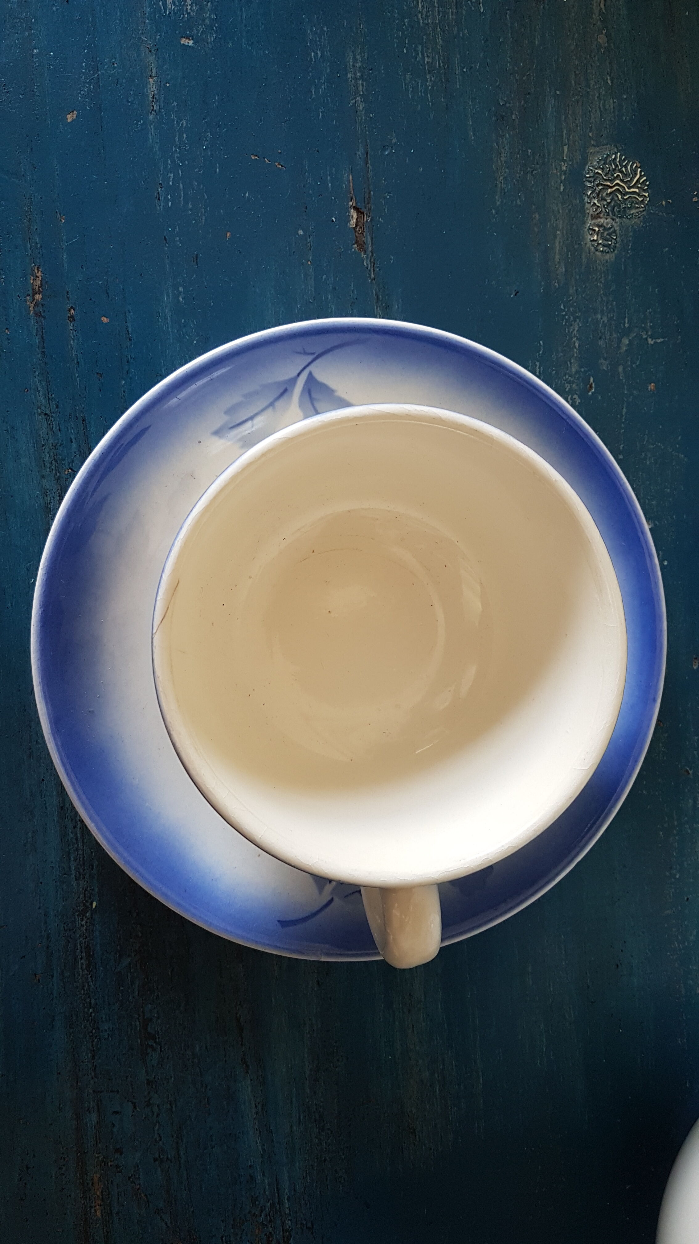 Flower decorated earthenware coffee service