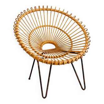 Rattan armchair sun Janine Abraham