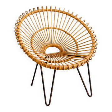 Rattan armchair sun Janine Abraham