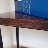 Brutalist shelf in metal and formica 1950s