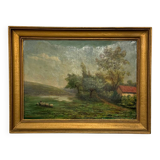 Tableau style Barbizon 19ème