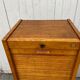 Industrial furniture notary binder with vintage j-b curtain 1960s