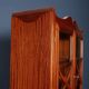Vintage trumeau in mahogany veneer, Italy, 1950s.