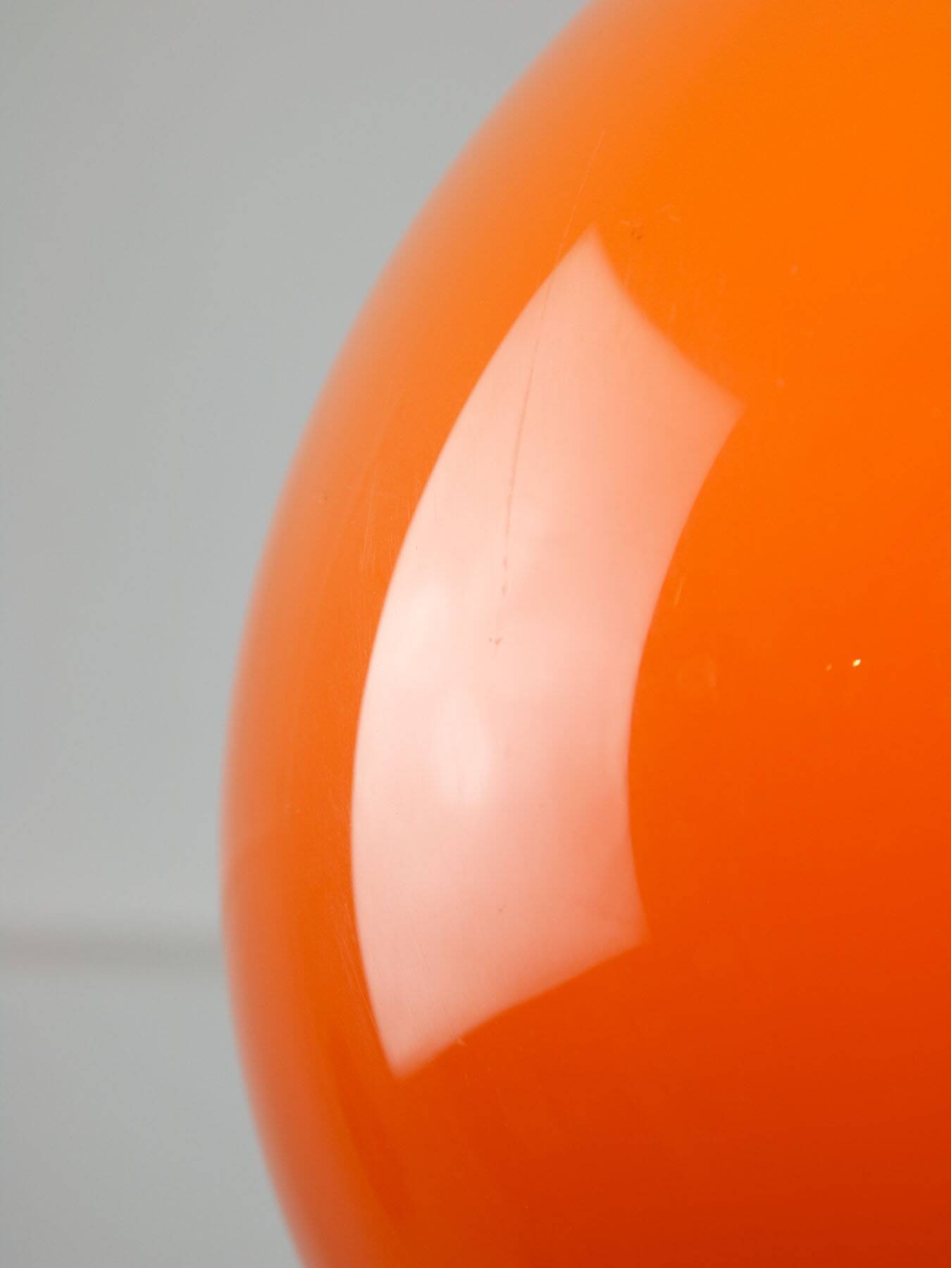 Space Age Orange Jolly Pendant Lamp from Guzzini, 1960s