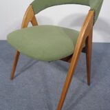 Beech chair in green, 1960s