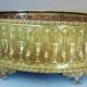 Old planter, repelled brass, nineteenth century, antique décor