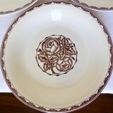 3 assiettes creuses de Sarreguemines modèle Argonne 210744