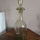Carafe à alcool en verre soufflé bouche XIXème siècle