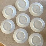 8 Haviland Limoges plates from the 19th century.