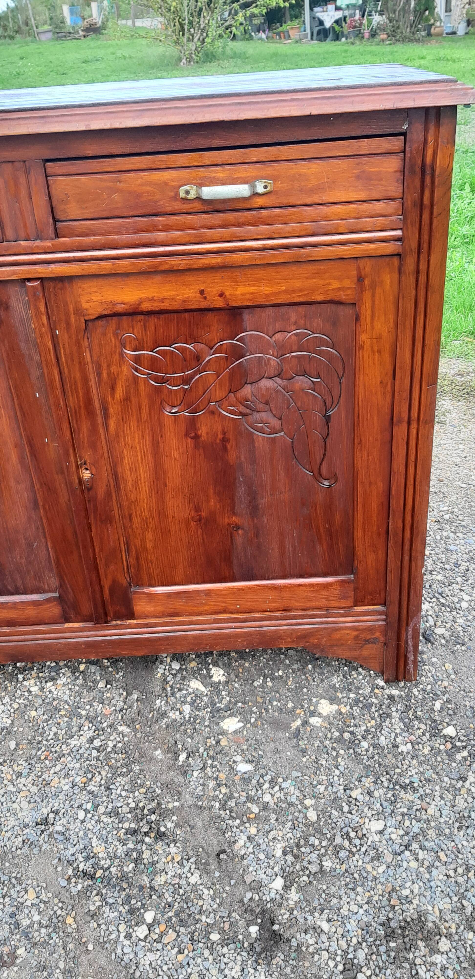 Parisian pine sideboard