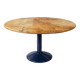 Table ronde postmoderne en marbre Zanotta, Italie, années 1980