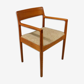 Teak desk arm chair Denmark 1960's