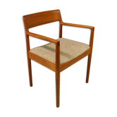 Teak desk arm chair Denmark 1960's