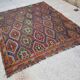 Vintage Turkish kilim, handwoven, 186x227 cm.
