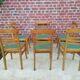 Chaises formica et bois 1950 circa