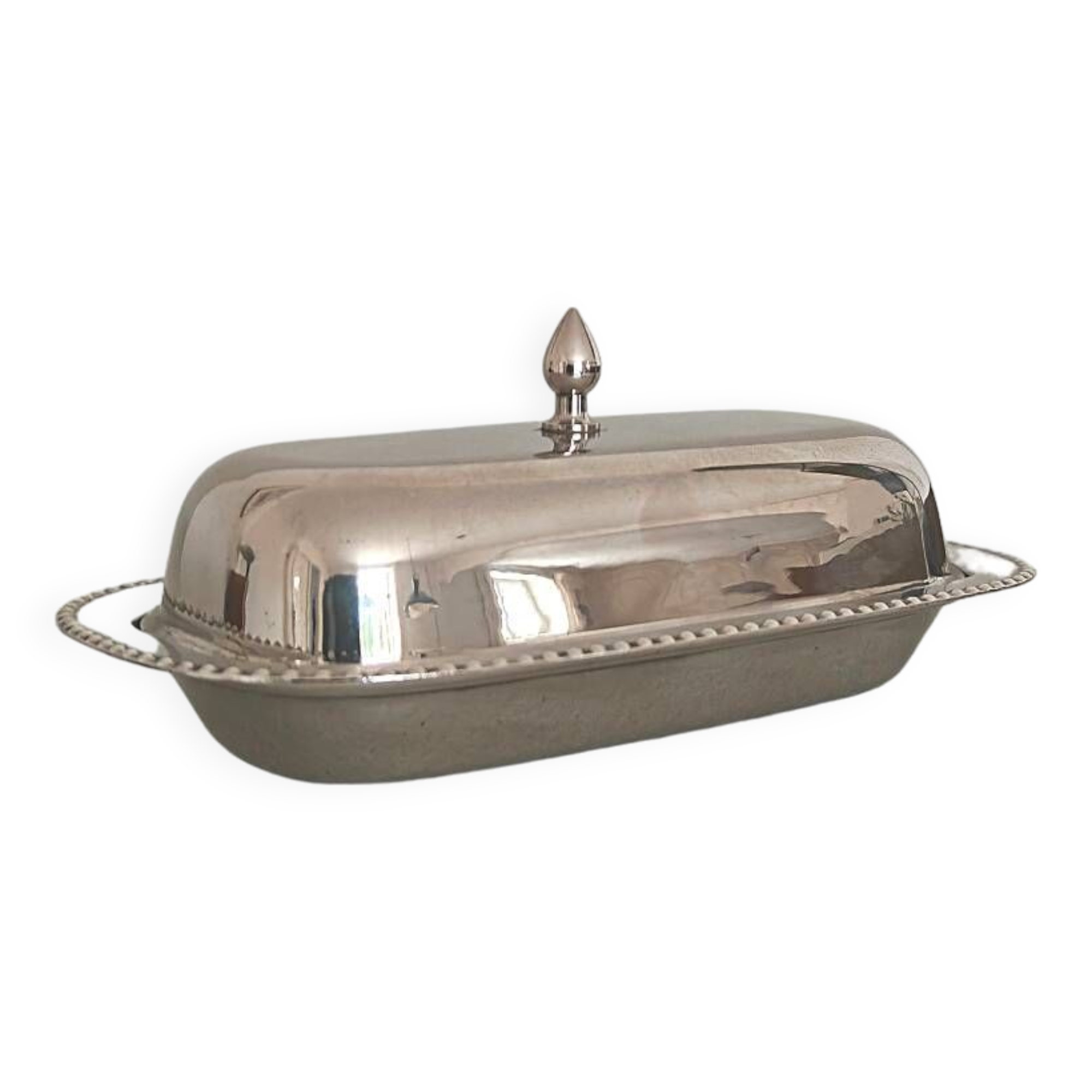 Plat à beurre vintage Leonard Danemark avec insert