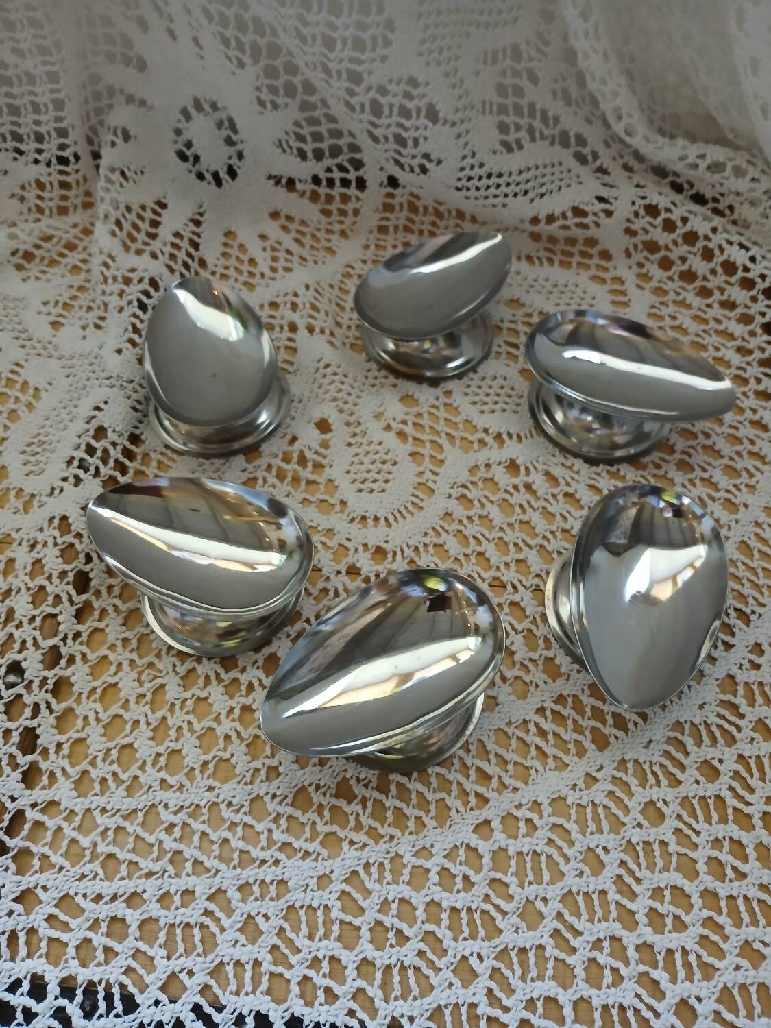 6 stainless steel avocado bowls