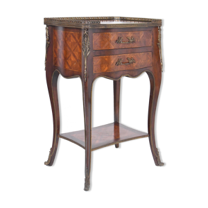Table de salon en marqueterie