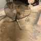 Glass coffee table