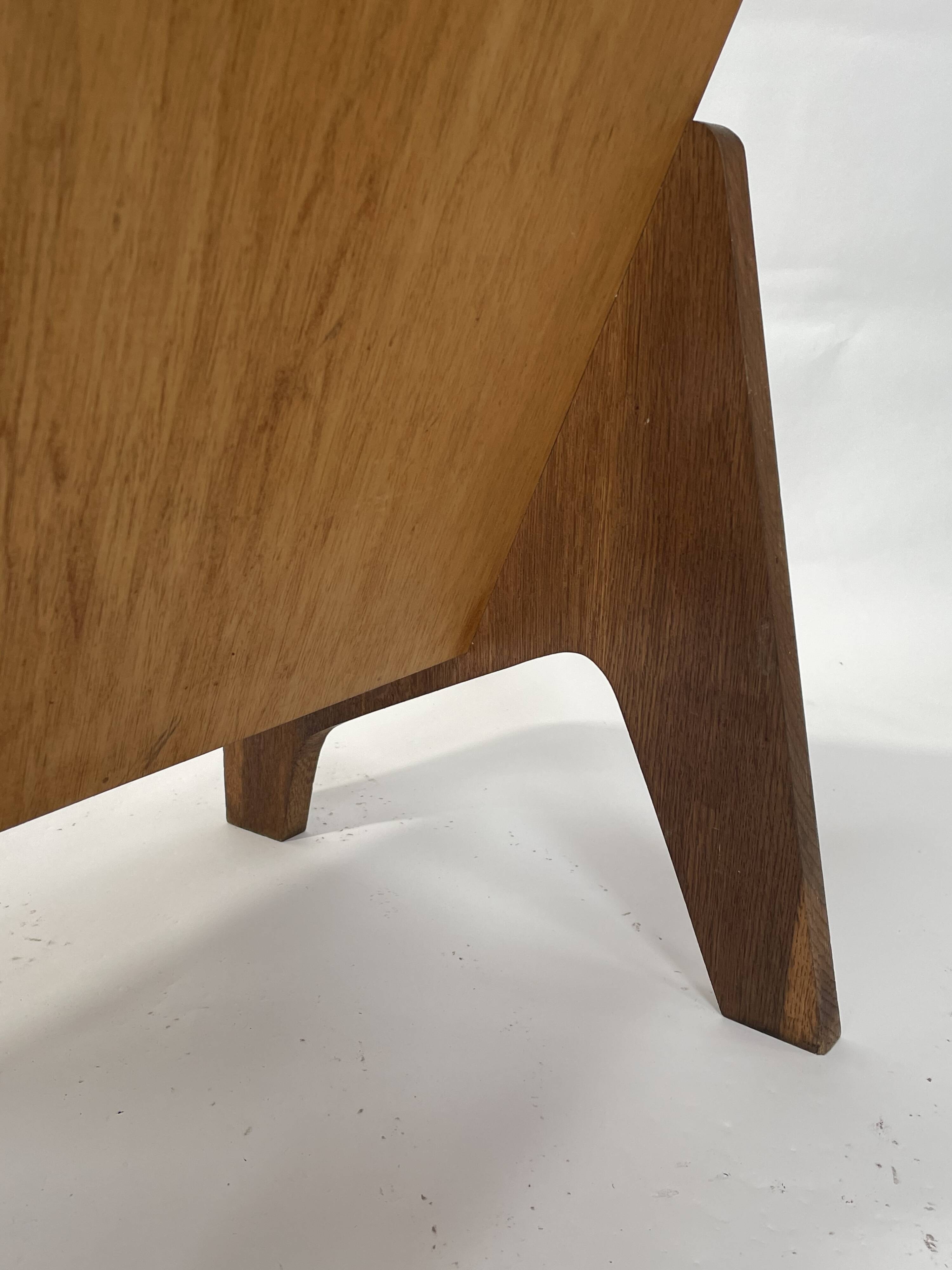 Vintage Bin Standing Magazine Rack Record Holder