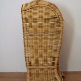Children's rattan chair called "cabin"