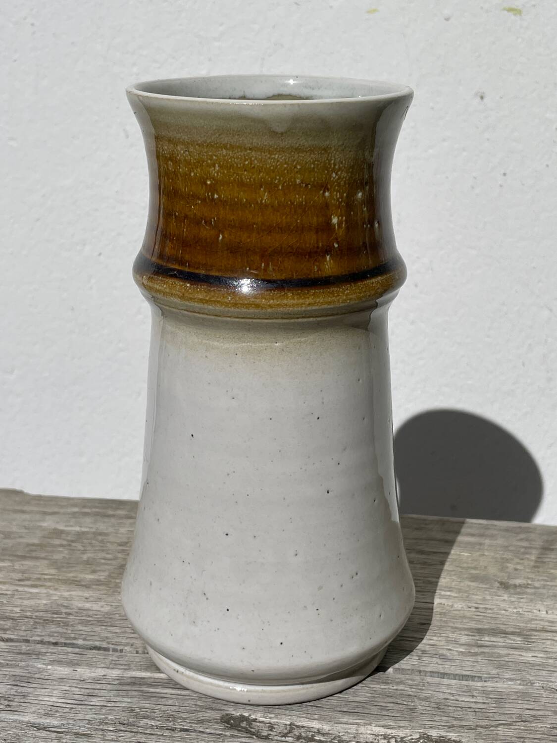 Signed ceramic vase / stoneware pottery
