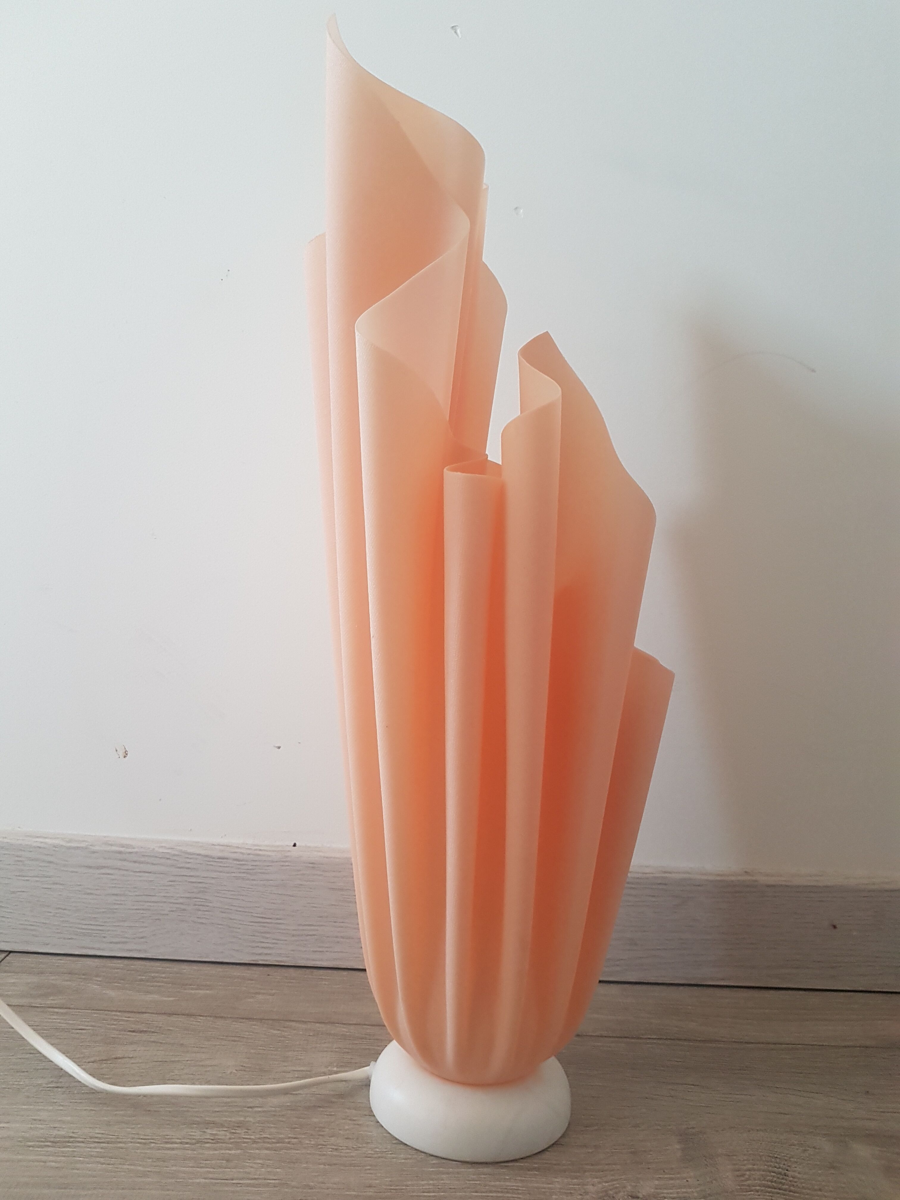 Superb vintage lamp by designer Georgia Jacob, Athena model signed and authenticated.