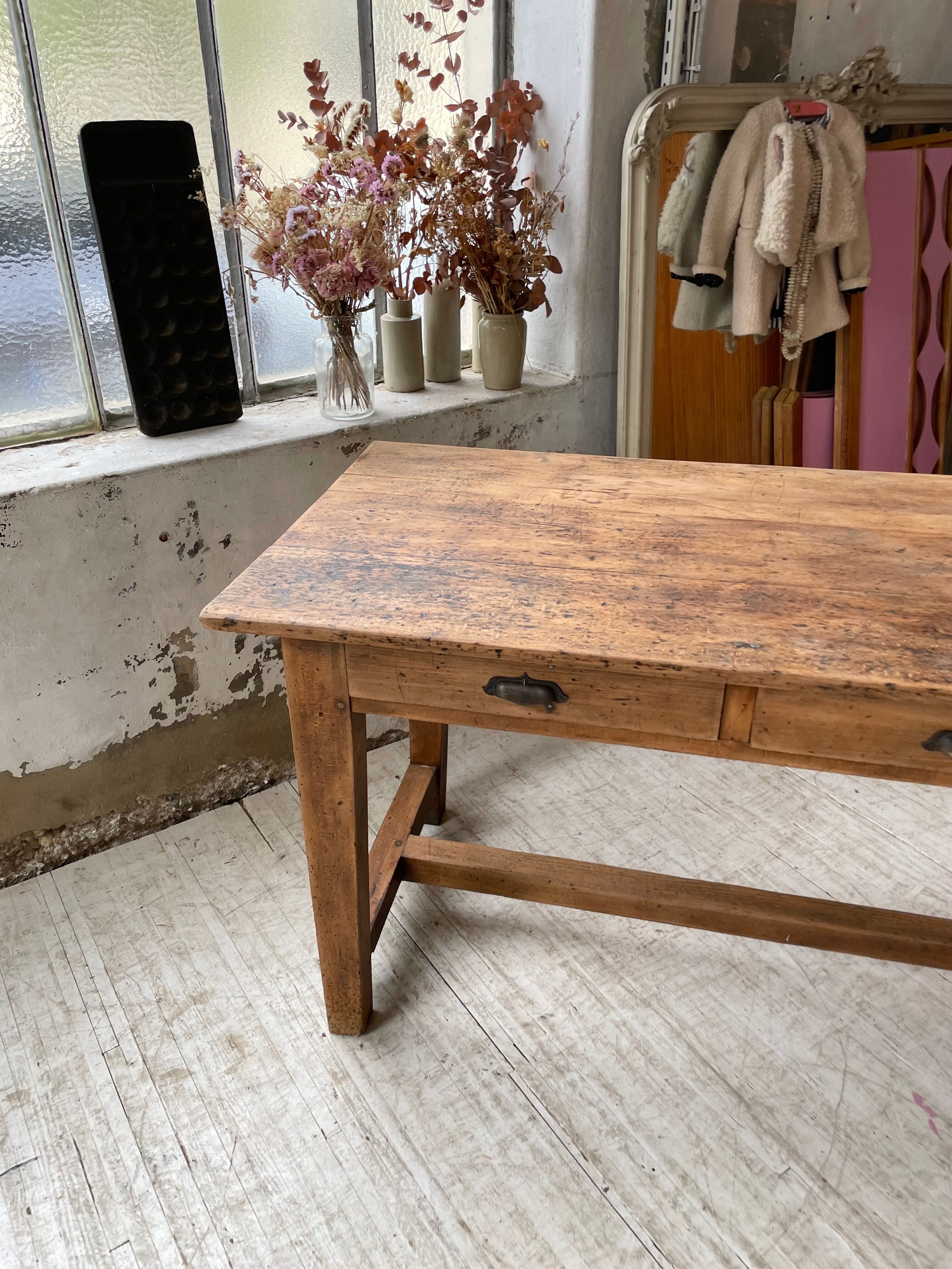 Oak island farmhouse table 2m