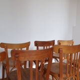 Set of 10 baumann bistro chairs