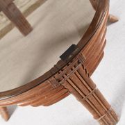 Vintage rattan coffee table