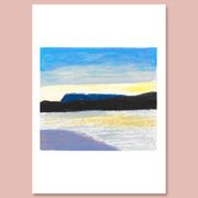 Pastel Sunset A4 Australie coucher de soleil paysage