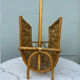 Rattan and woven wicker magazine rack