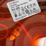 Orange lamp by Carl Ojerstam for IKEA