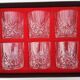 Set of 6 vintage crystal whiskey glasses