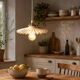 Suspension in pleated opaline 1950