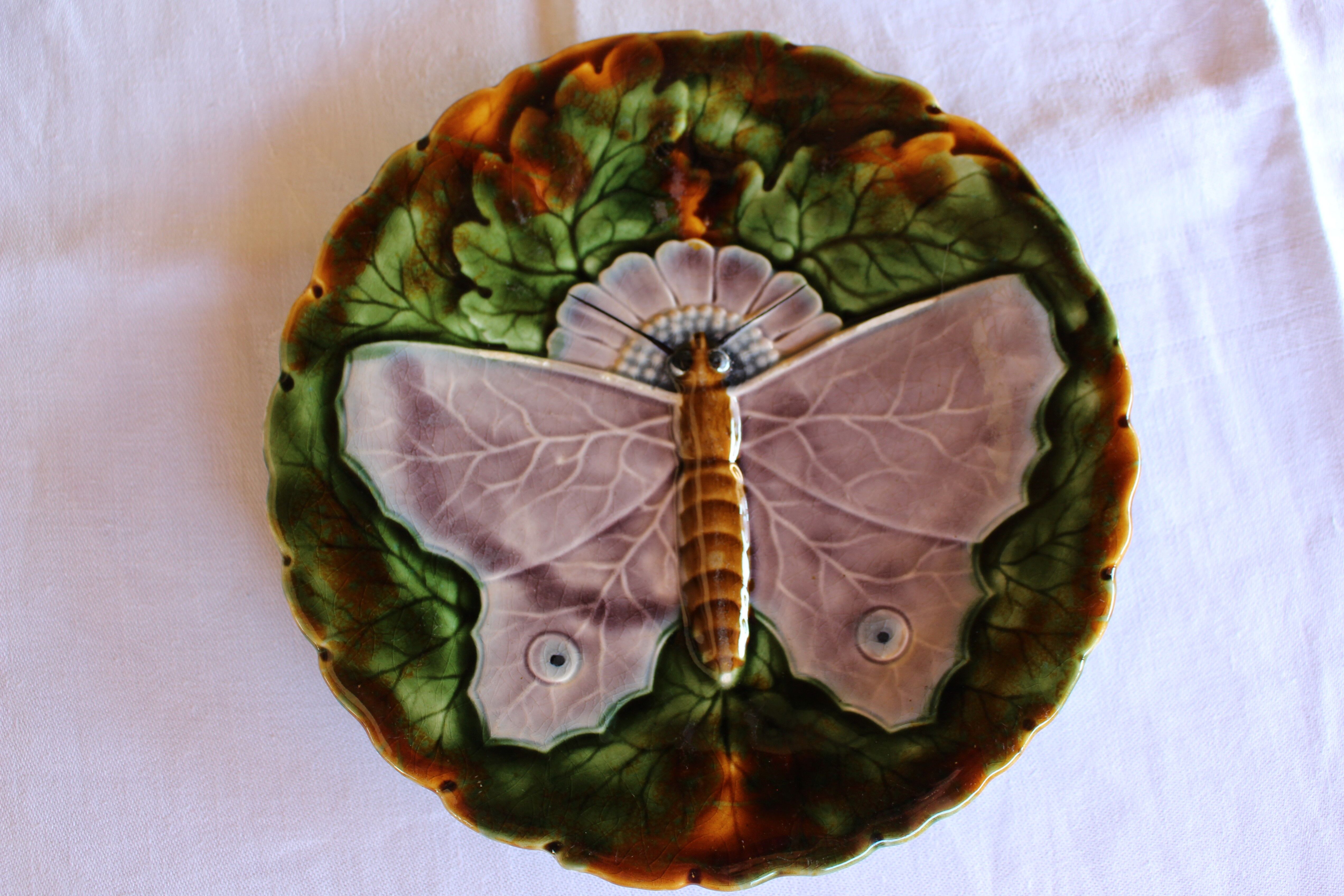 6 plates "Papillons"