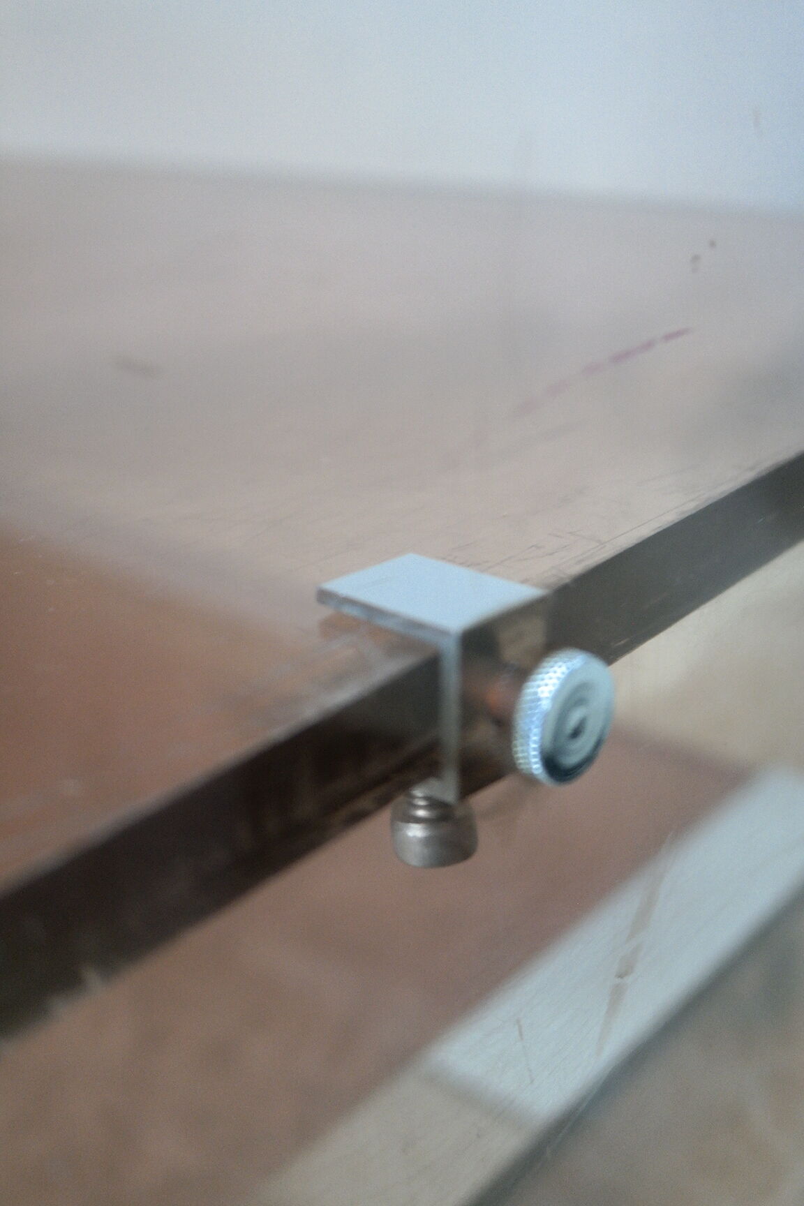 Vintage plexiglas coffee table by Michel Dumas