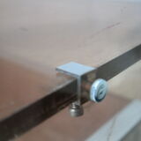 Vintage plexiglas coffee table by Michel Dumas