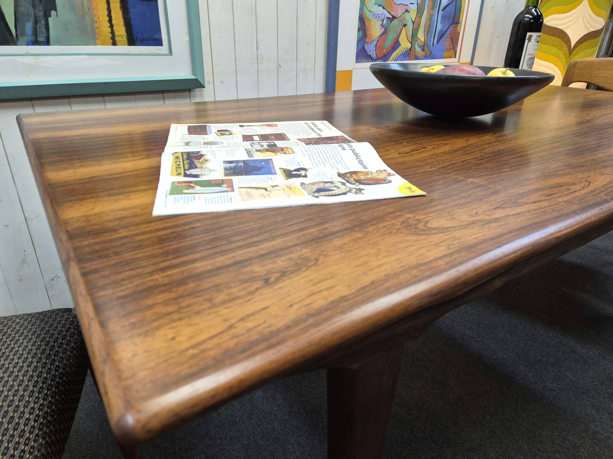 Scandinavian rosewood table malora