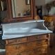 Old chest of drawers high dressing table