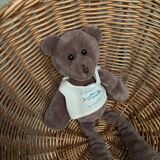 Fauteuil enfant en osier vintage design