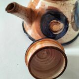 Red earthenware teapot