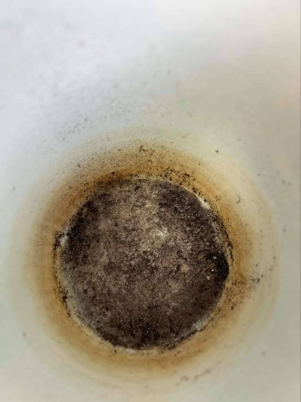 Vintage flowerpot 'delft blue'