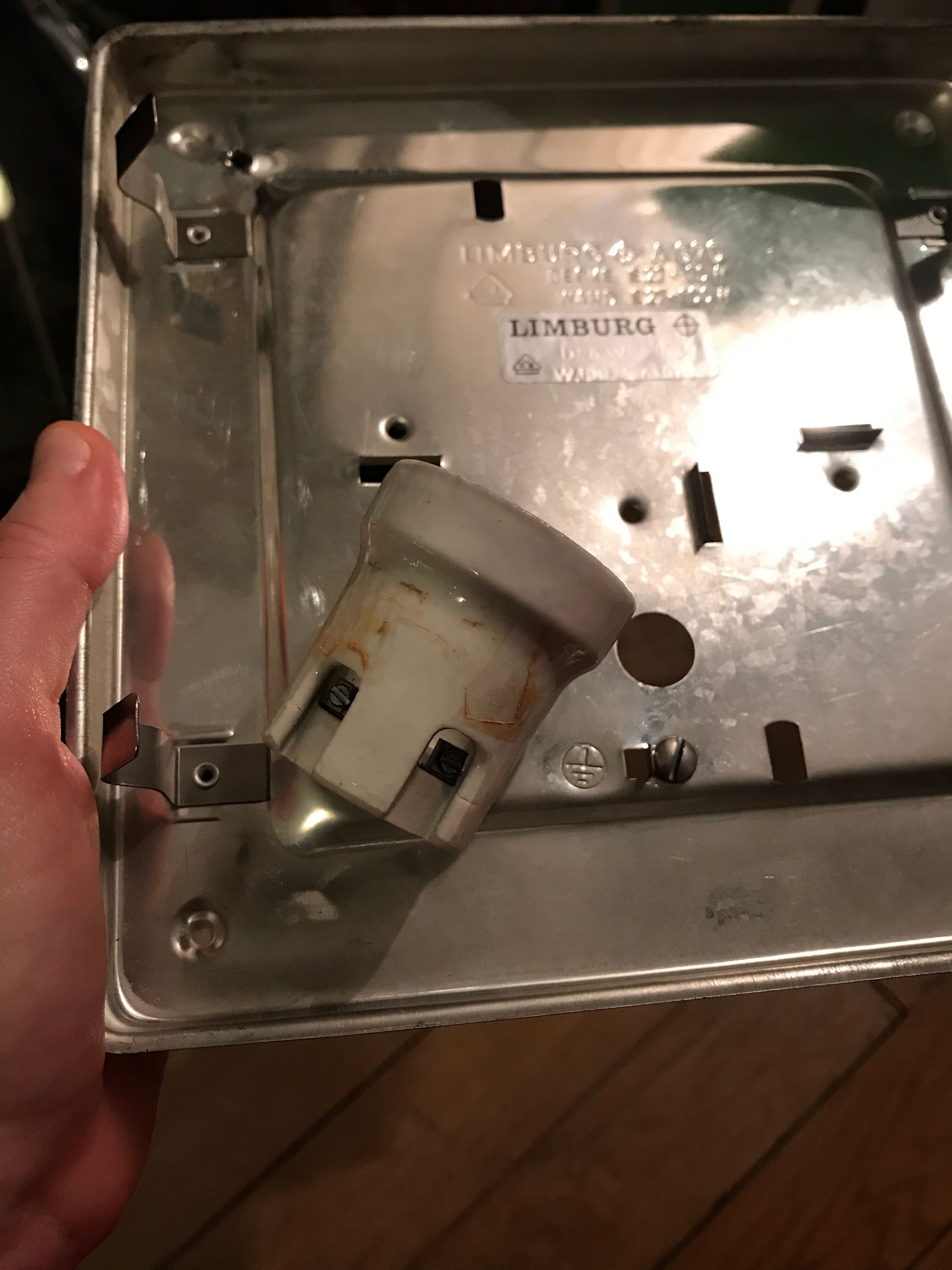 Chiseled glass ceiling light