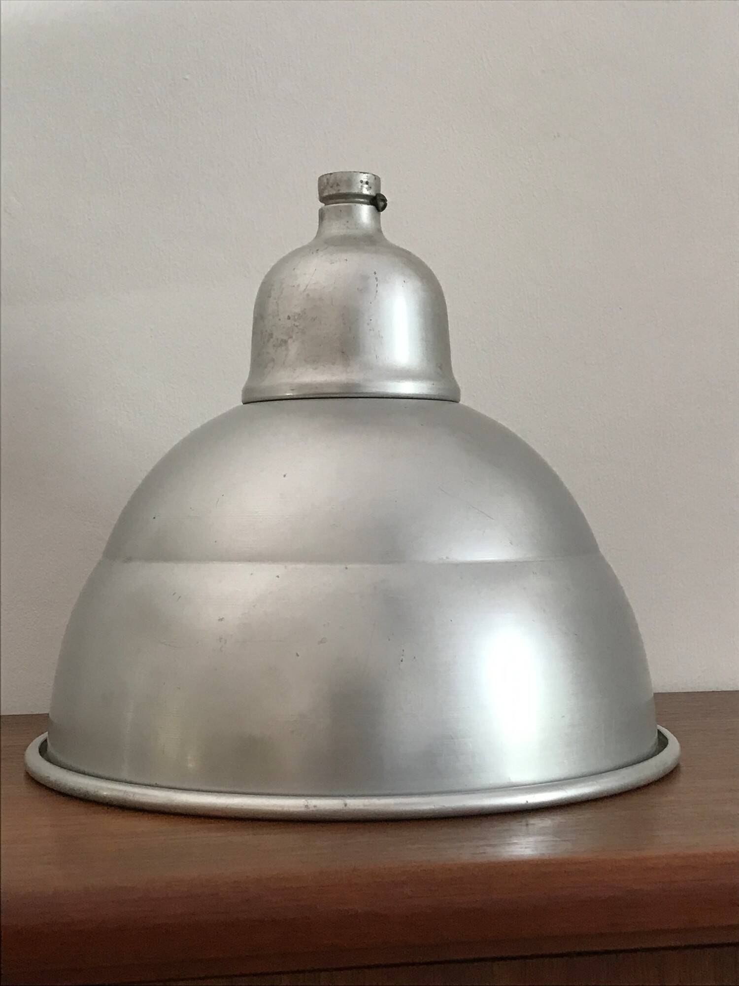 Abat-jour de suspension industrielle vintage années 50