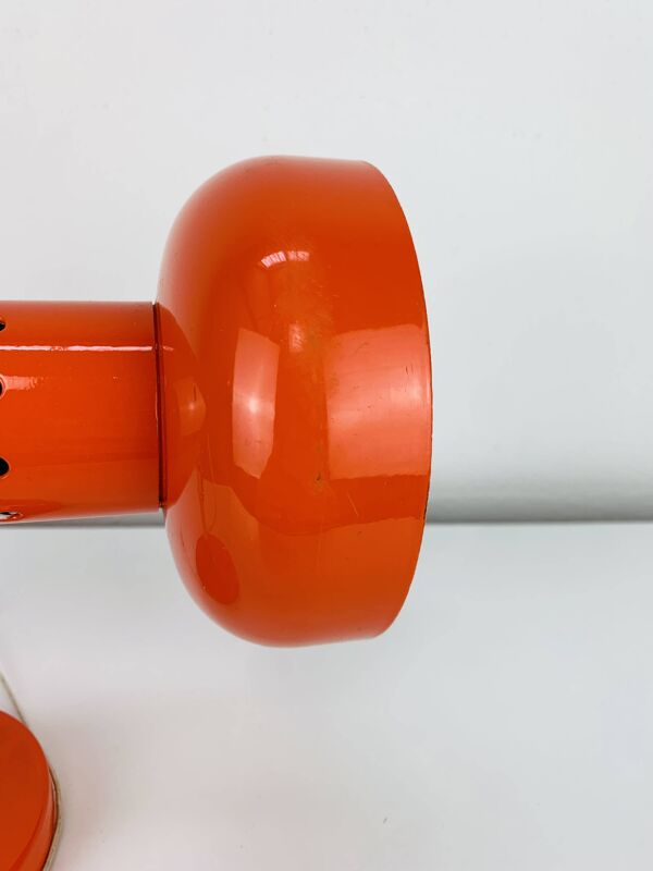 Applique spot orange années 70 vintage, space age